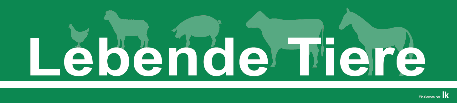 Aufkleber  Lebende Tiere  © LKÖ