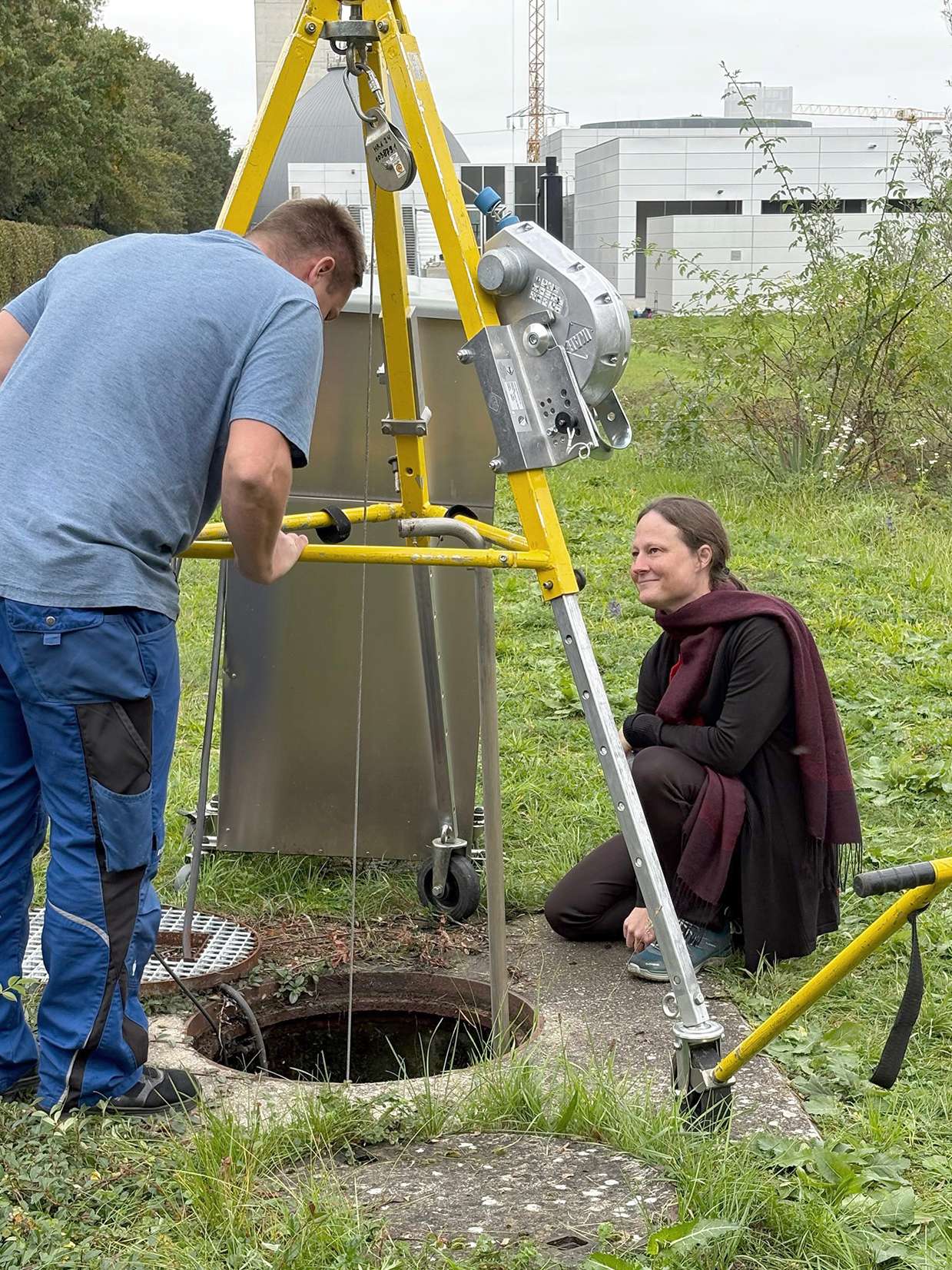 Carolin Huhn untersuchte in ihrer Forschungsarbeit die Abwässer in Klär­anlagen © Arbeitskreis Huhn