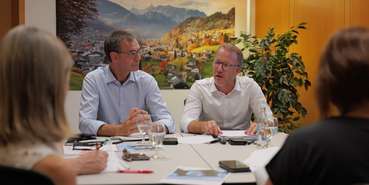 LH Markus Wallner und LR Christian Gantner ©Wiedemann (Mittel).jpg © Wiedemann