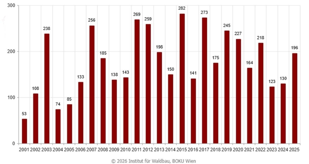 Grafik Statistik Waldbrände Österreich.jpg © Archiv