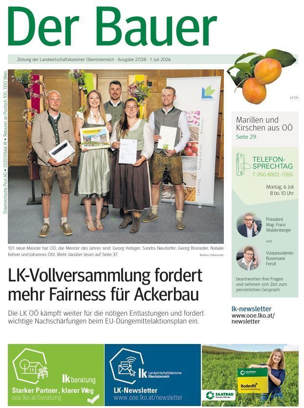 Titelseite Der Bauer KW 27_28.jpg © LK OÖ