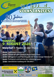 Volkstanzfest 2026.png © Landjugend Bezirk Raabs/Thaya