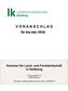 Voranschlag © Archiv