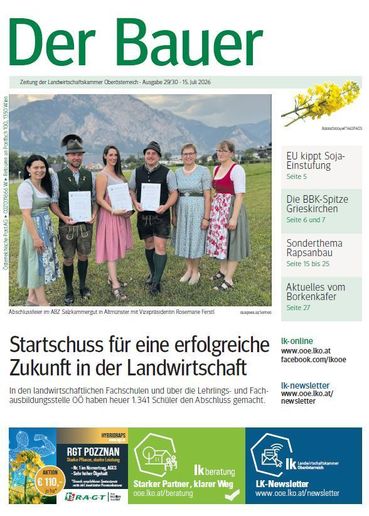 Titelseite Der Bauer KW 29_30.jpg © LK OÖ