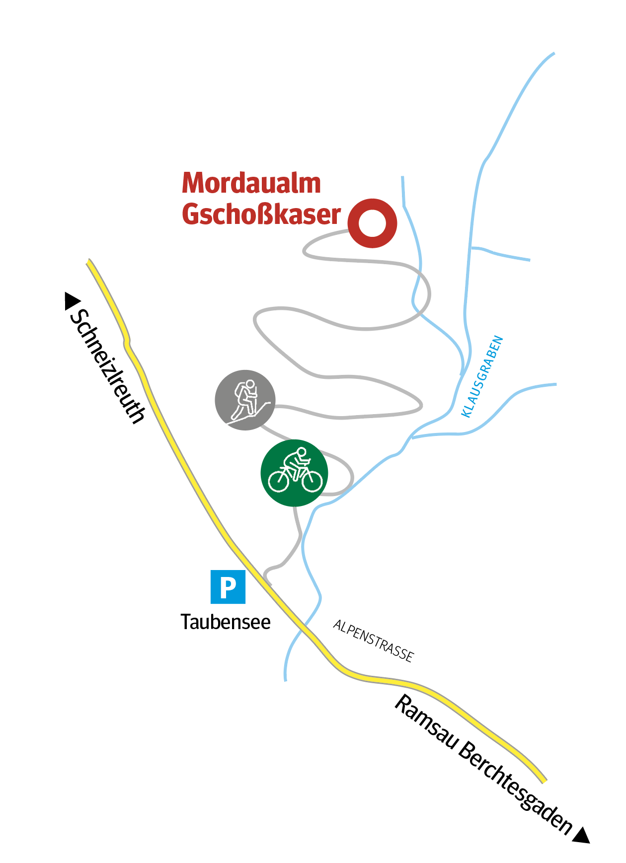 Wegverlauf Mordaualm.png © Oberngruber