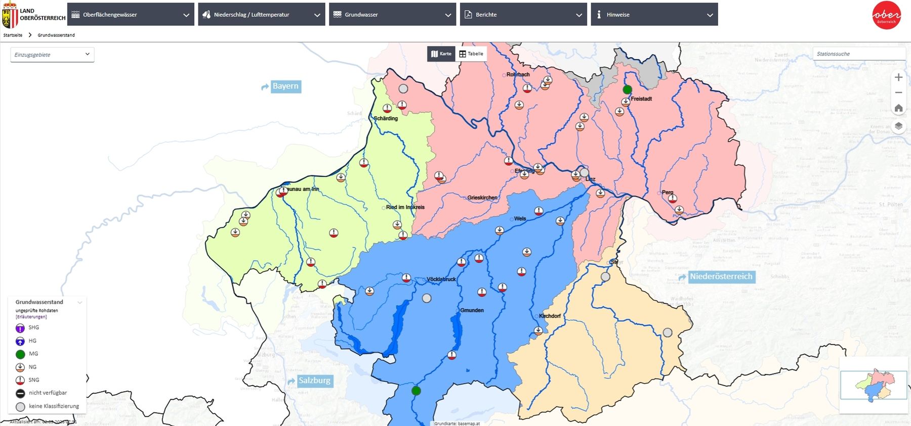 Grundwassermessstellen.jpg © Hydrographischer Dienst Oberösterreich