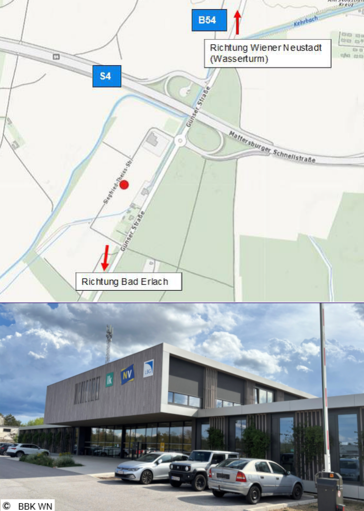 NK vorübergehend in WN erreichbar.png © BBK WN