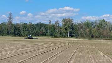 Feldnachmittag zur Unkrautregulierung mittels Spot Spraying Technologie