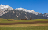 Felder vom Ackerbau im Spätherbst © Michaela Kölle