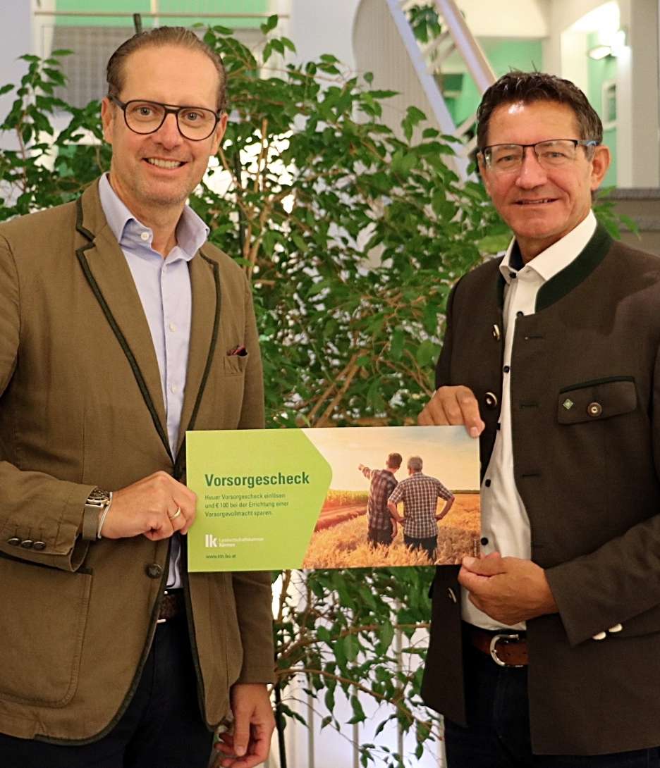 Vorsorgescheck.jpg © LK Kärnten/Pesentheiner