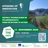 SAVE THE DATE Digitale Technologien im Pflanzenschutz 20261117.png © LKÖ