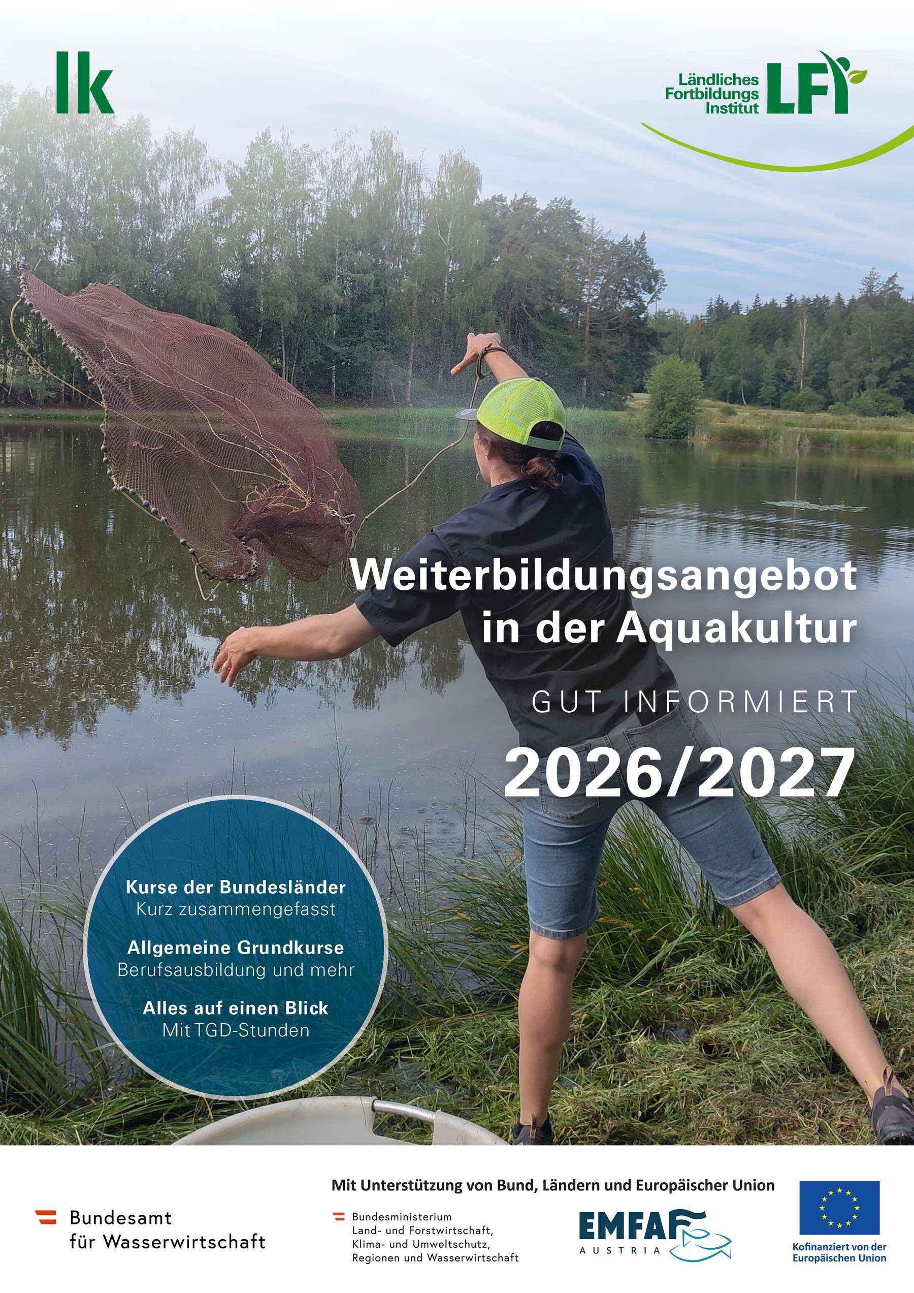 Titelseite_A4_Broschuere Weiterbildung Aquakultur 26-27.jpg © Archiv
