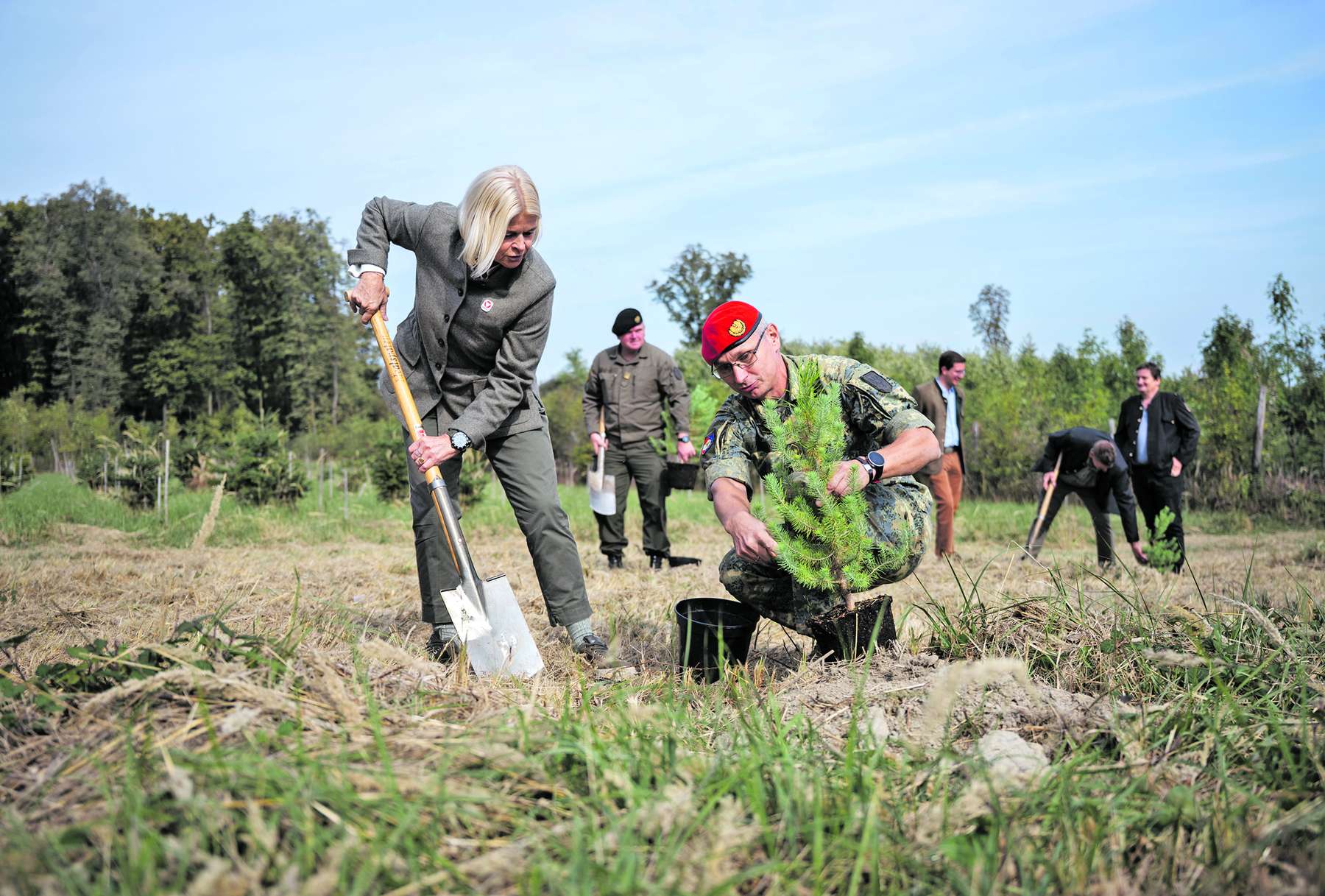 Klimafitter Versuchswald .jpg © Karlovits/BMLV/HBF