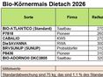 Bio-Körnermais Dietach 2026 © BWSB/Lang