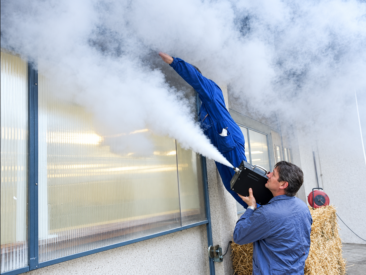 Industrieller Nebel am Hallenfenster.png © Eduard Zentner/Raumberg-Gumpenstein