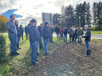 Eindrücke zur Feldbegehung Zwischenfrucht-Großversuch in St. Florian, 23. Oktober 2026