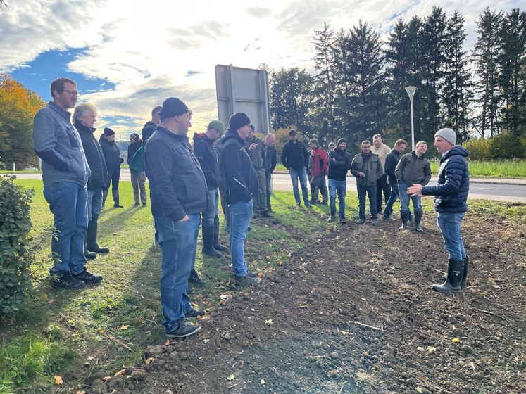 Eindrücke zur Feldbegehung Zwischenfrucht-Großversuch in St. Florian, 23. Oktober 2026