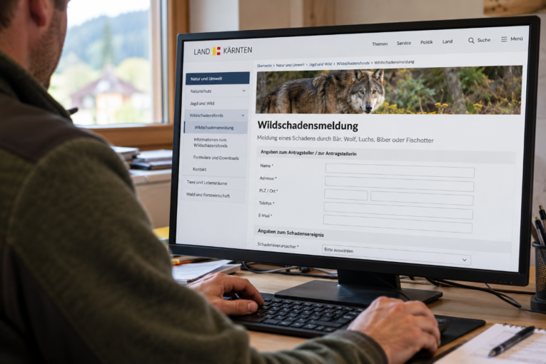Wildschadensmeldung am Kärntner Portal.png © generiert mit Open AI