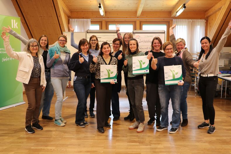 Start ZAMm-Zertifikatslehrgang © LK NÖ/Sandra Bieder Start ZAMm-Zertifikatslehrgang © LK NÖ/Sandra Bieder